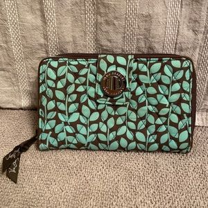 Vera Bradley Shower Vine Turn-Lock Wallet.